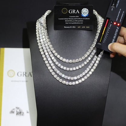 Iced Moissanite Tennis Chain