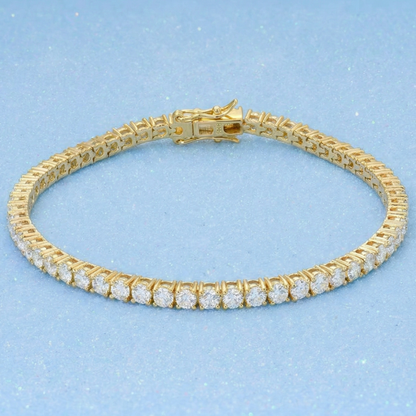 Iced Moissanite Tennis Bracelet